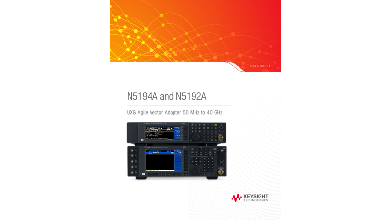 N5194A and N5192A UXG Agile Vector Adapter 50 MHz to 40 GHz